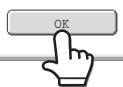 SHARP MX 2314 - Appuyez sur la touche [OK]. - 1