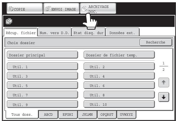SHARP MX 2314 - Changez le mode. - 1