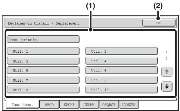 SHARP MX 2314 - Deplacement d'un fichier enregistre - 4