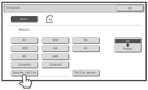 SHARP MX 2314 - Sélectionner un format en pouces - 2