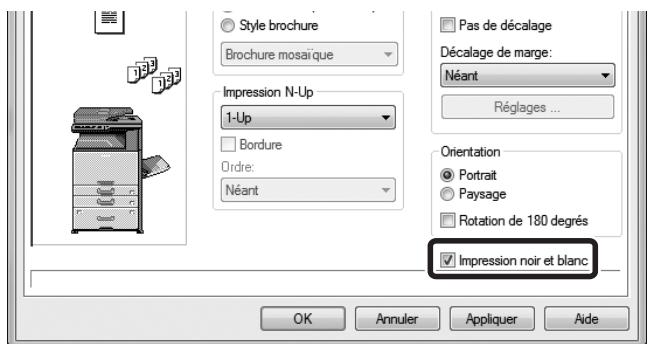 SHARP MX 2314 - Impression en NOIR et BLANC - 1