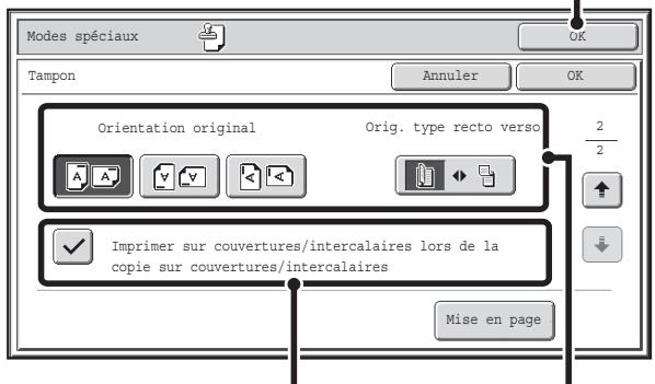 SHARP MX 2314 - Sélectionnez la fonction tampon. - 2