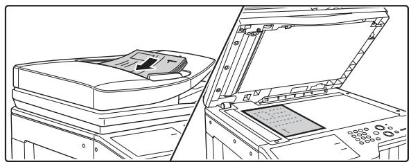 SHARP MX 2314 - Placez le document original. - 1