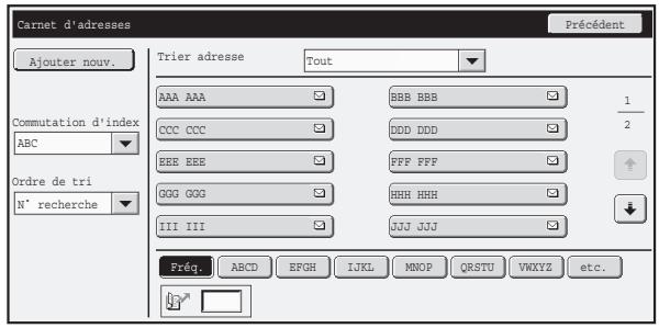 SHARP MX 2314 - Carnet d'adresses - 1