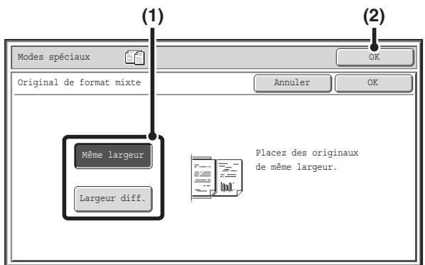 SHARP MX 2314 - Sélectionnez les modes spéciaux. - 1