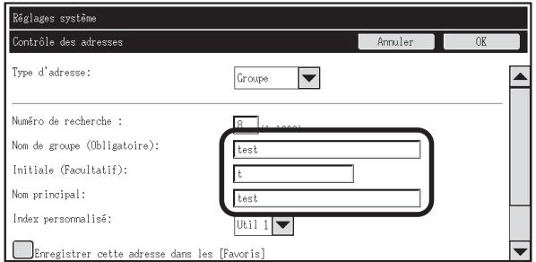 SHARP MX 2314 - Enregistrement de touches de groupe - 5