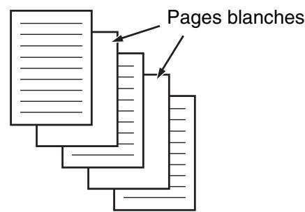 SHARP MX 2314 - Suppression des PAGES blanches à PARTIR d'une transmission (suppression page vierge) - 1