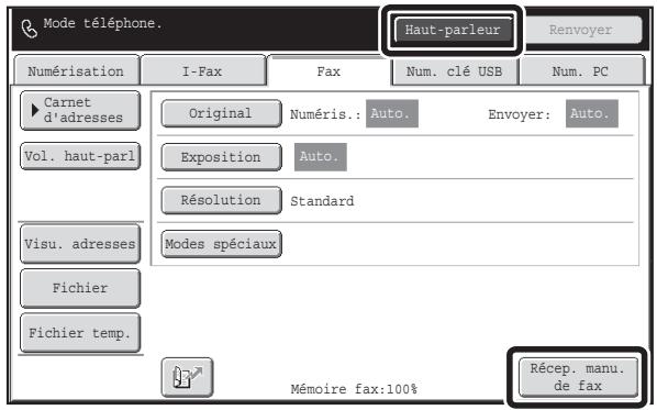 SHARP MX 2314 - Reception manuelle d'une telecopie - 1