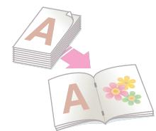 SHARP MX 2314 - Assembler les feuilles imprimées en brochure - 1