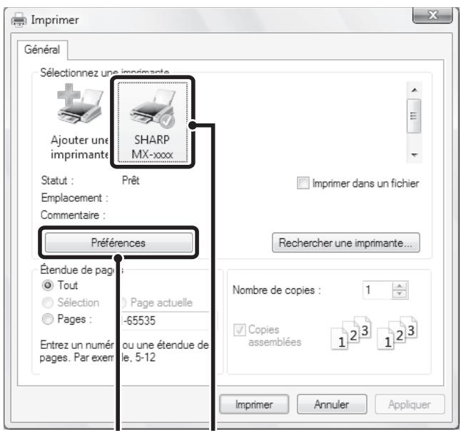 SHARP MX 2314 - VISUALISER L'AIDE DU PILOTE D'IMPRIMANTE - 1