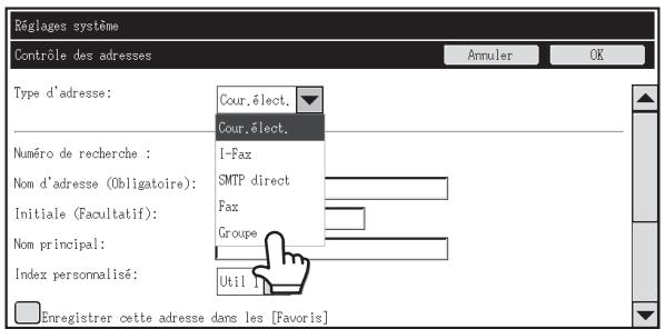 SHARP MX 2314 - Enregistrement de touches de groupe - 4