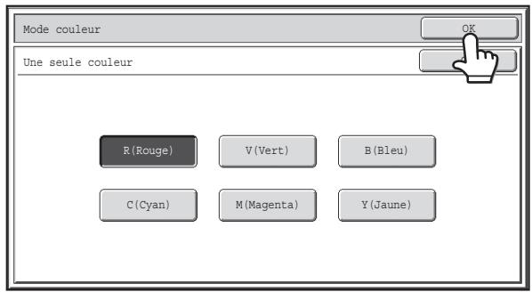 SHARP MX 2314 - Sélection d'une copie en une seule couleur - 1