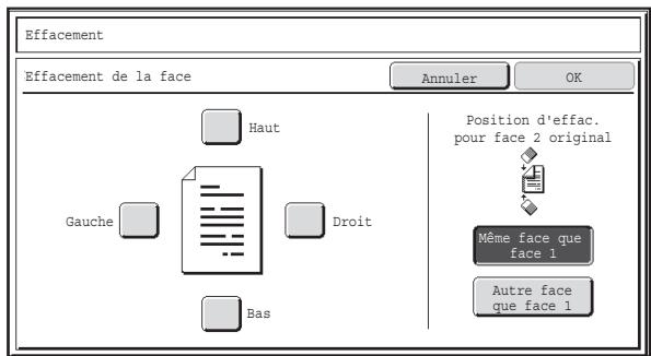 SHARP MX 2314 - Appuyez sur le mode d'effacement de votre choix. - 1