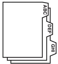 SHARP MX 2314 - COPIE sur des onglets d'intercalaires (COPIE sur onglets) - 3