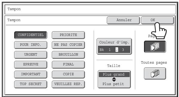 SHARP MX 2314 - Appuyez sur la touche [couleur d'impression] et sélectionnez la couleur et le niveau de densité. - 4