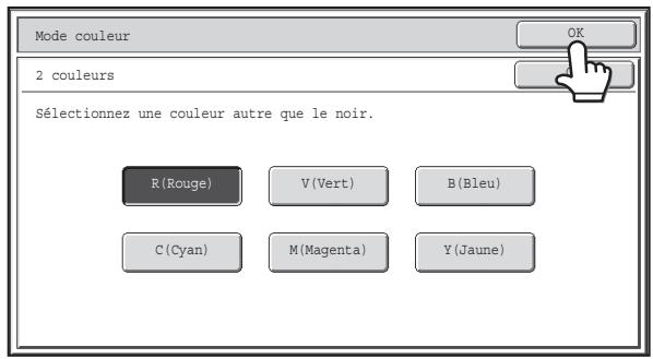 SHARP MX 2314 - Sélection d'une copie en deux couleurs - 1