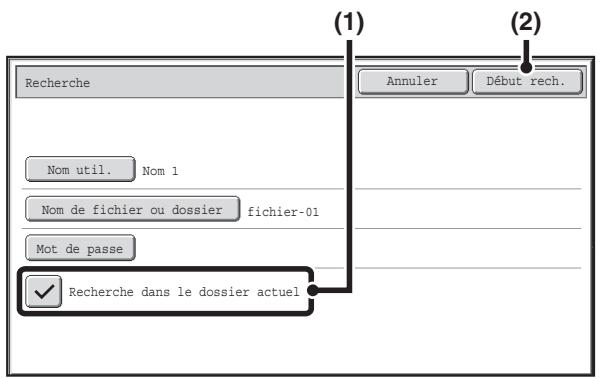 SHARP MX 2314 - Recherche à l'aide du nom du fichier ou du dossier. - 1