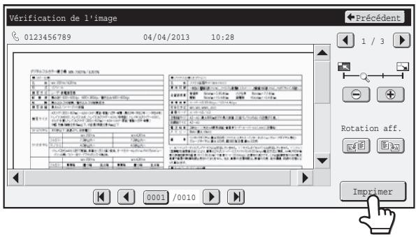 SHARP MX 2314 - Sélectionnez l'image reçue - 1