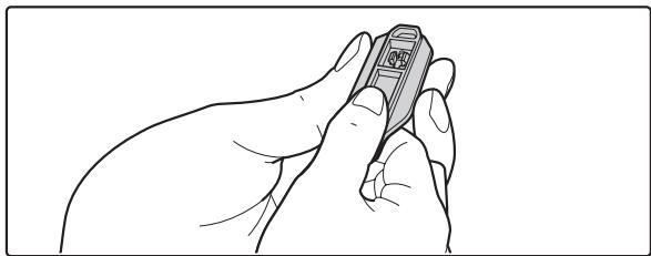 SHARP MX 2314 - Attachez la nouvelle pièce sur l'outil de nettoyage. - 1