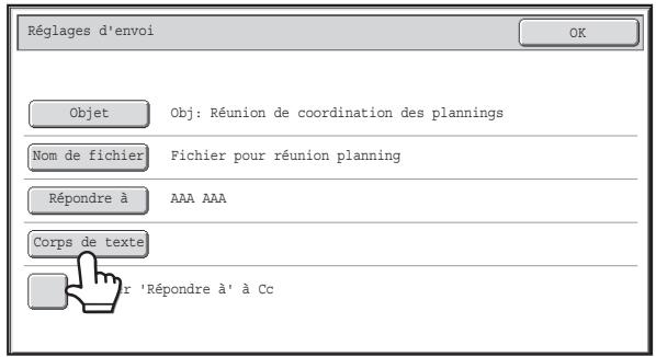 SHARP MX 2314 - Spécifiez un utilisateur pour "répondre à", puis appuyez sur la touche [OK]. - 2