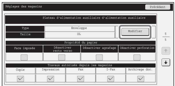 SHARP MX 2314 - Réglages des magasins. - 1