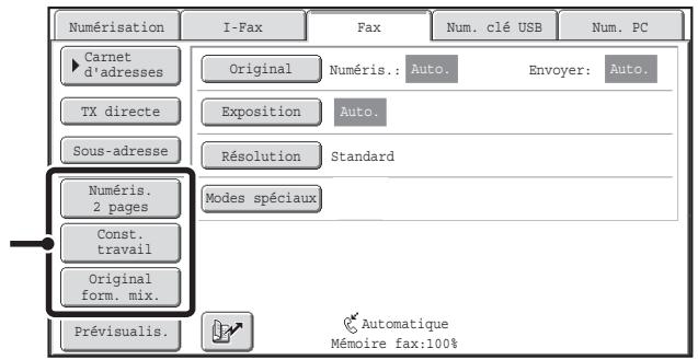SHARP MX 2314 - - Touches [fichier] et [fichier temp.] - 1