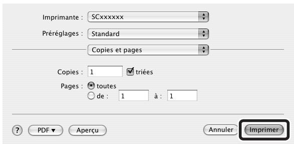 SHARP MX 2314 - Sélectionnez les paramètres d'impression. - 1