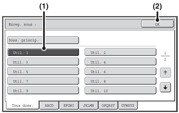 SHARP MX 2314 - Appuyez sur la touche [enreg. sous:] - 2