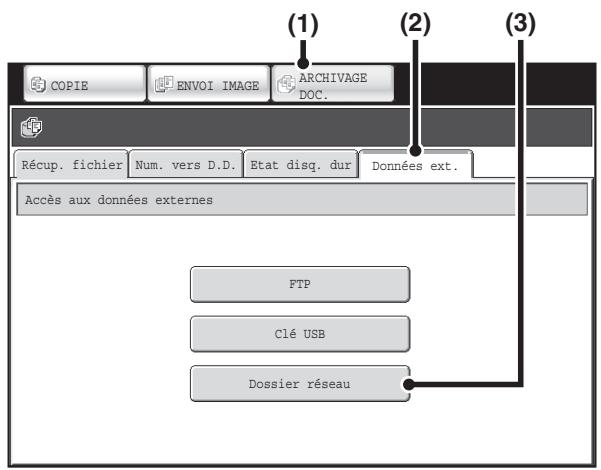 SHARP MX 2314 - Imprimer directement un fichier a PARTIR d'un dossier RESEAU - 1