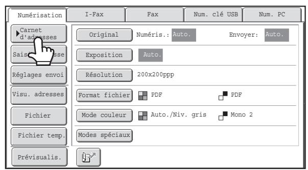 SHARP MX 2314 - Enregistrement d'une adresse de destination pour la numerisation vers un POSTE de travail - 2