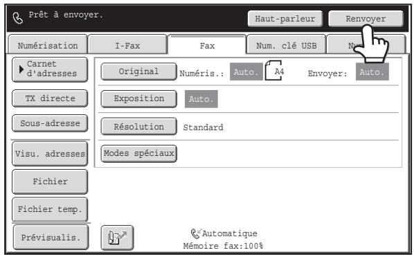 SHARP MX 2314 - Utilisation de la fonction renvoyer - 1