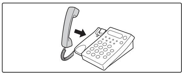 SHARP MX 2314 - Reception d'une telecopie apres la PRESE d'un APPEL sur le POSTE telephonique supplementaire (réception à distance) - 3