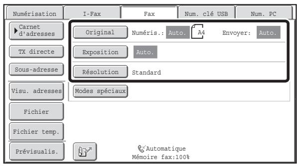 SHARP MX 2314 - Sélectionnez les réglages de l'original. - 1
