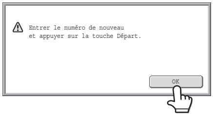 SHARP MX 2314 - Destination spécifiée à l'aide des touches numériques, de la touche [renvoyer] ou de la touche [recherche d'adresse globale] - 1