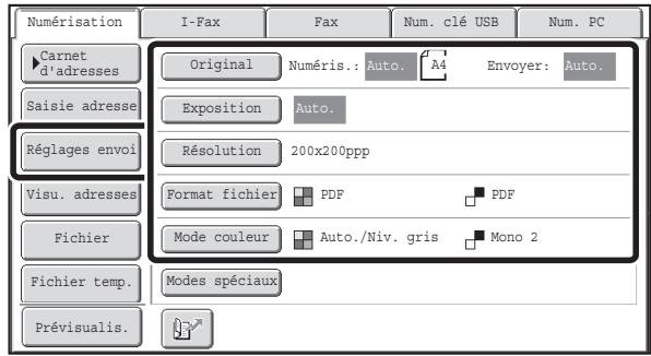SHARP MX 2314 - Sélectionnez les réglages - 1