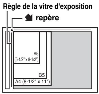 SHARP MX 2314 - Utilisation de la VITRE d'exposition pour envoyer une telecopie en mode transmission directe - 2
