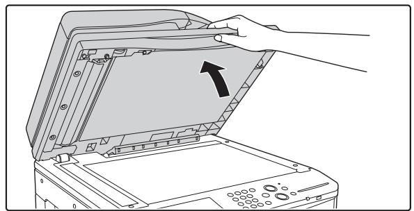 SHARP MX 2314 - Placement du document original sur la VITRE d'exposition - 1