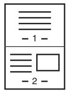 SHARP MX 2314 - Envoyer deux PAGES en une seule page (2 en 1) - 8