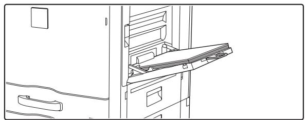 SHARP MX 2314 - Placez le papier sur le plateau d'alimentation auxiliaire. - 1