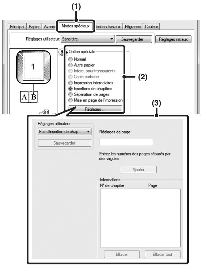 SHARP MX 2314 - Impression RECTO VERSO avec PAGES specifiques imprimees sur le RECTO (insertions de chapitures) - 5