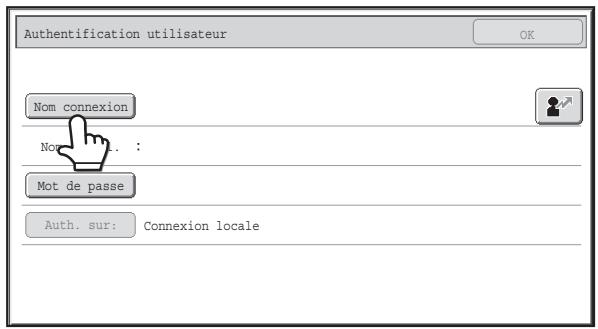 SHARP MX 2314 - Authentication par un nom d'utilisateur et un mot de passe - 1