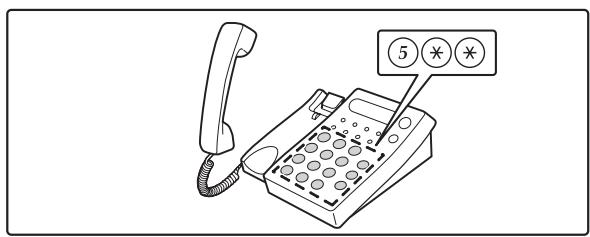 SHARP MX 2314 - Reception d'une telecopie apres la PRESE d'un APPEL sur le POSTE telephonique supplementaire (réception à distance) - 2