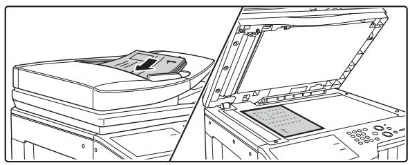 SHARP MX 2314 - Placez le document original. - 1