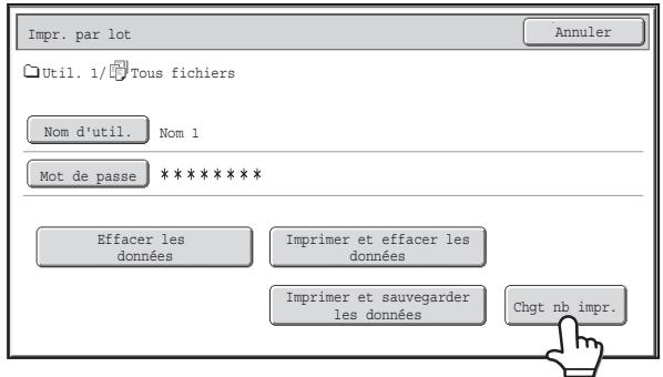 SHARP MX 2314 - Si un mot de passe a été défini, appuyez sur la touche [Mot de passe]. - 1