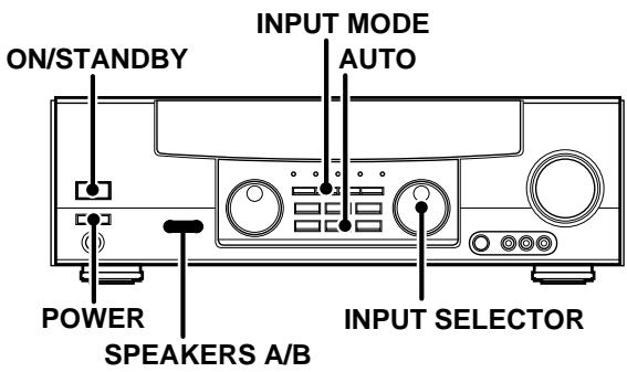 KENWOOD KRF-V5050D - Preparing for playback - 1