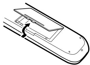 KENWOOD KRF-V5050D - Loading the batteries - 1