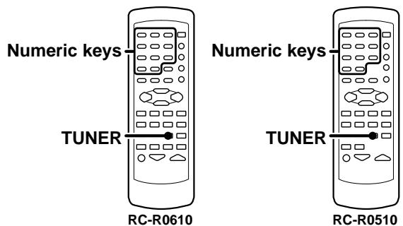 KENWOOD KRF-V5050D - Receiving preset stations - 1
