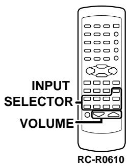 KENWOOD KRF-V5050D - Listening to a source component - 2