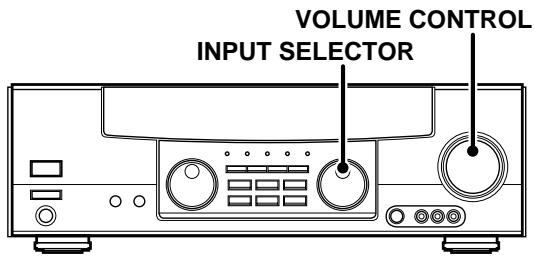KENWOOD KRF-V4550D - Listening to a source component - 1