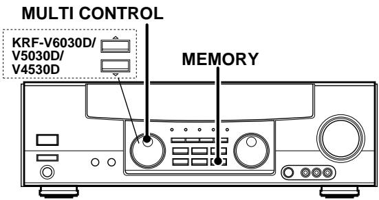 KENWOOD KRF-V4550D - Presetting radio stations manually - 1